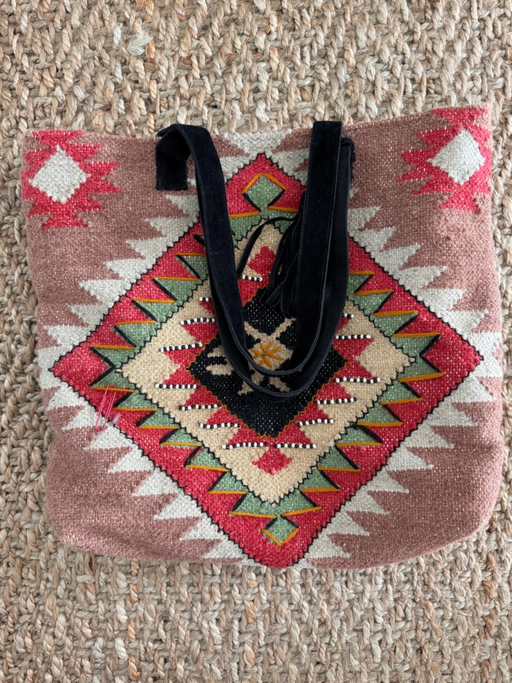 Lovestitch Boho colorful Pattern Tote Bag - Picture 2 of 5